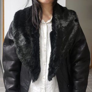 Topshop Faux Fur Collar